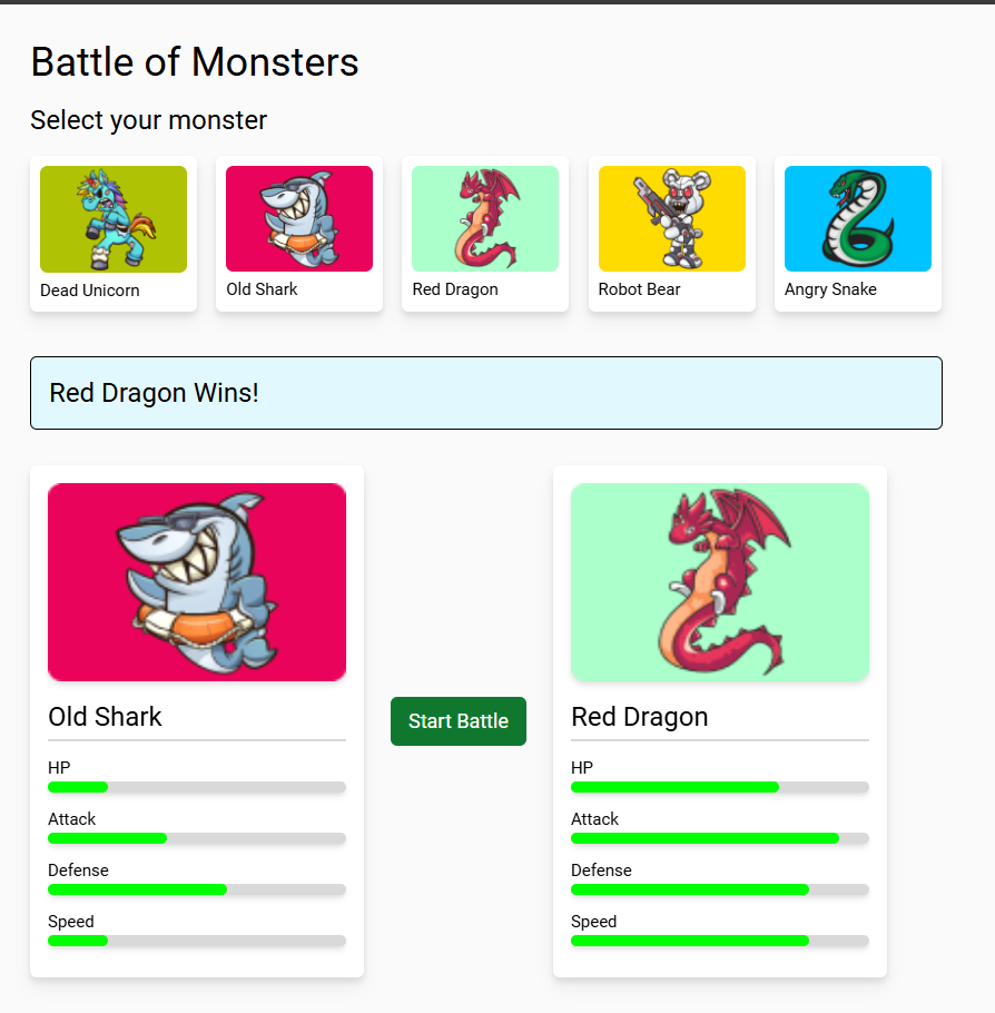 Battle Monster Challenge